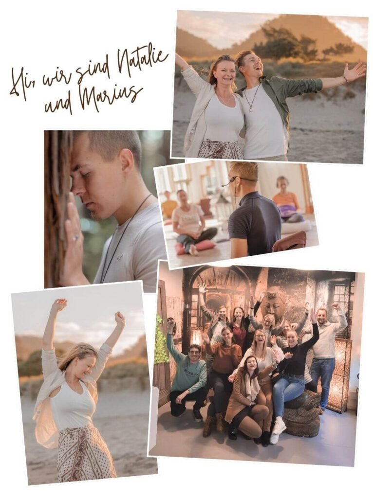 Natalie, Marius und Team